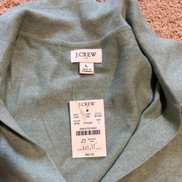 Green Women's Sweater - Picture 2 of 4